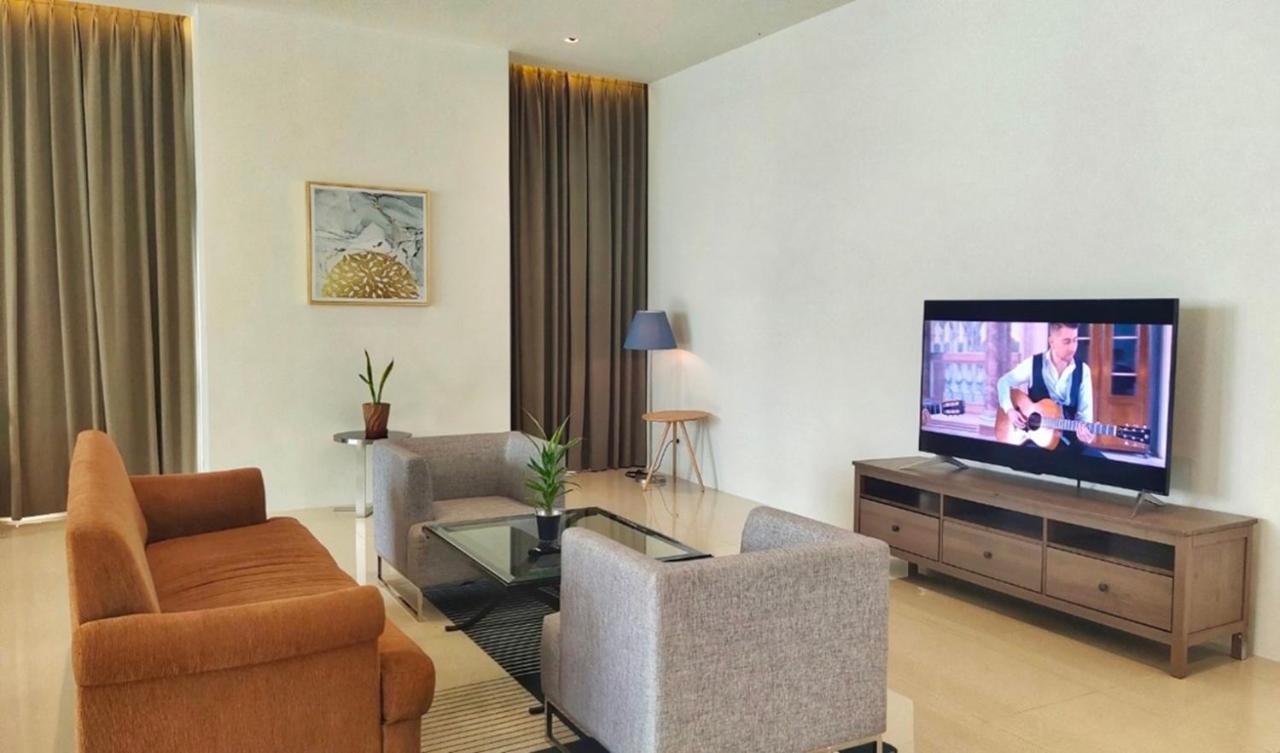 Jasmine 59 Hotel Bangkok Luaran gambar A living room in a serviced apartment in Ho Chi Minh City, Vietnam